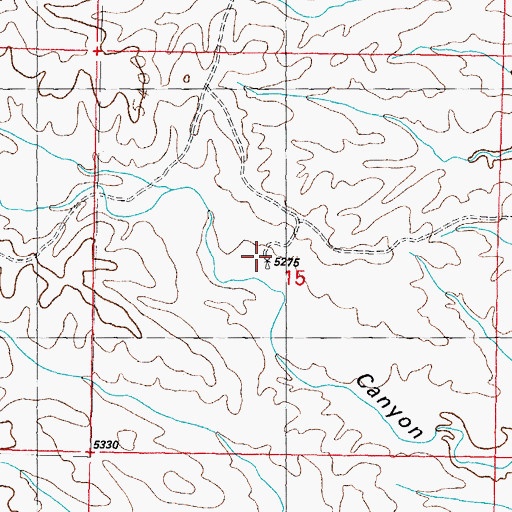 Topographic Map of 01509 Water Well, NM