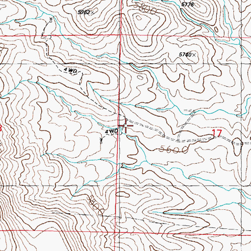 Topographic Map of 01511 Water Well, NM