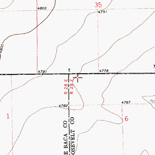 Topographic Map of 10209 Water Well, NM
