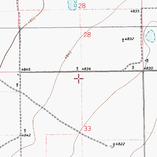 Topographic Map of 10238 Water Well, NM