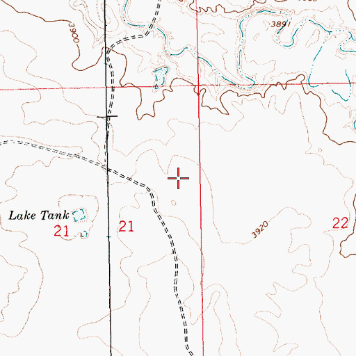 Topographic Map of 05226 Water Well, NM
