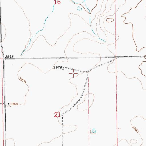 Topographic Map of 05214 Water Well, NM