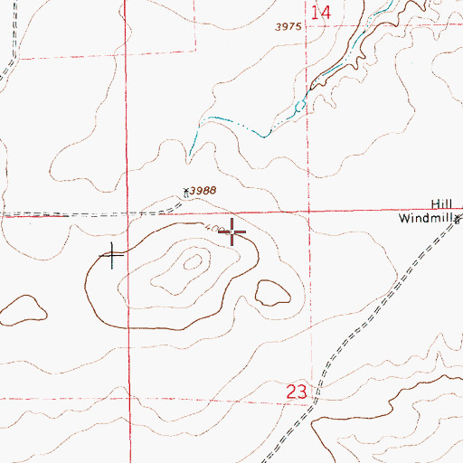 Topographic Map of 05213 Water Well, NM