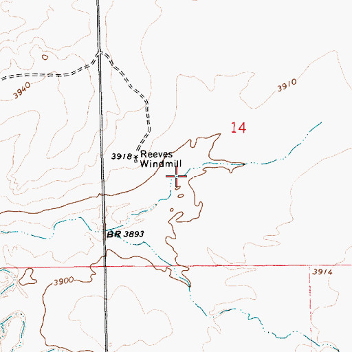 Topographic Map of 05224 Water Well, NM