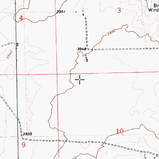 Topographic Map of 05220 Water Well, NM