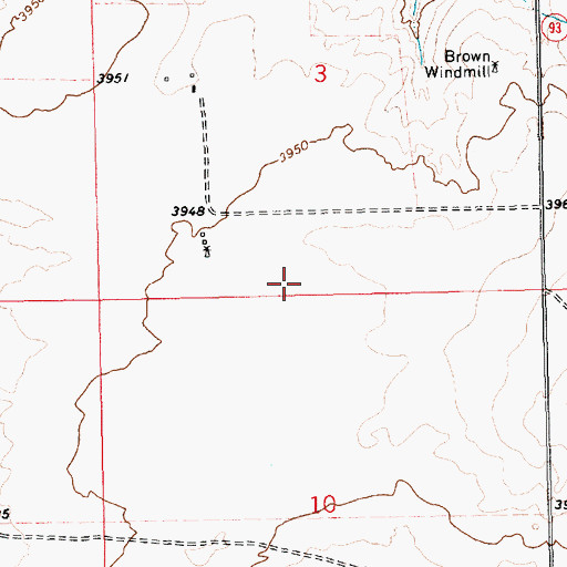 Topographic Map of 05221 Water Well, NM