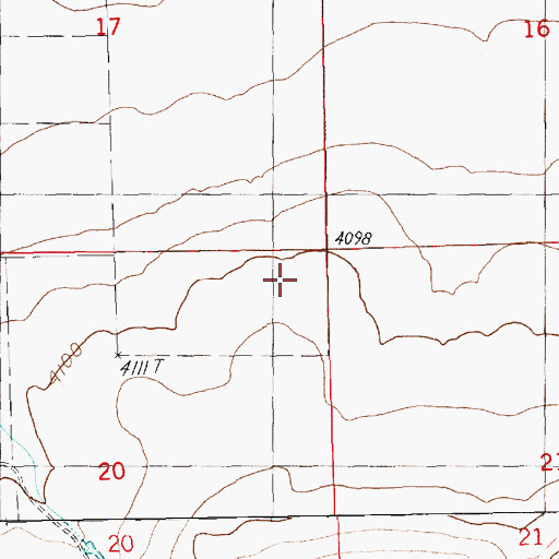 Topographic Map of 05396 Water Well, NM