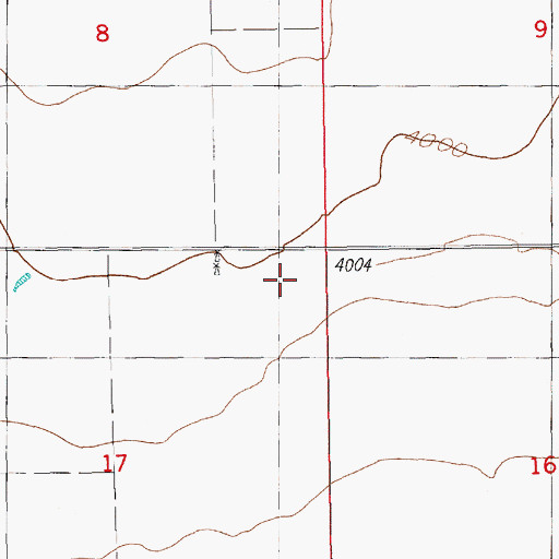 Topographic Map of 05394 Water Well, NM