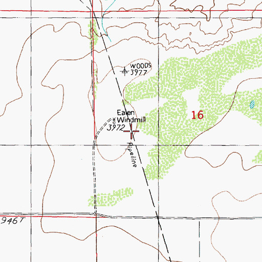 Topographic Map of 05512 Water Well, NM