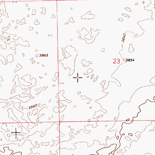 Topographic Map of 05499 Water Well, NM