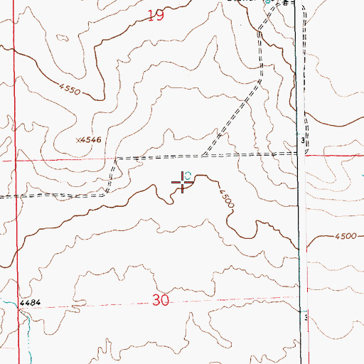 Topographic Map of 05340 Water Well, NM