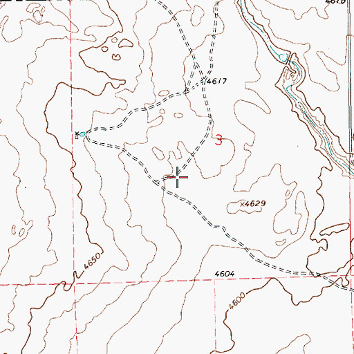 Topographic Map of 00202 Water Well, NM