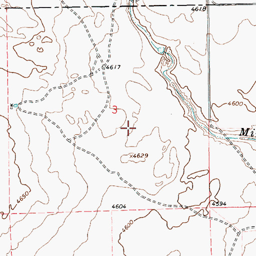 Topographic Map of 05319 Water Well, NM