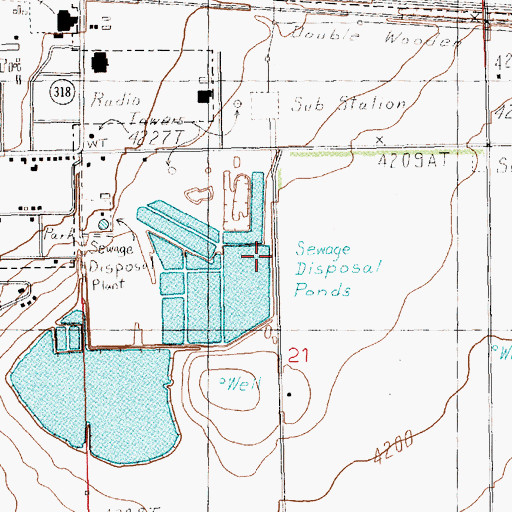 Topographic Map of 10086 Water Well, NM