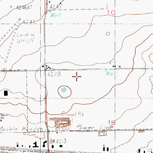 Topographic Map of 10088 Water Well, NM