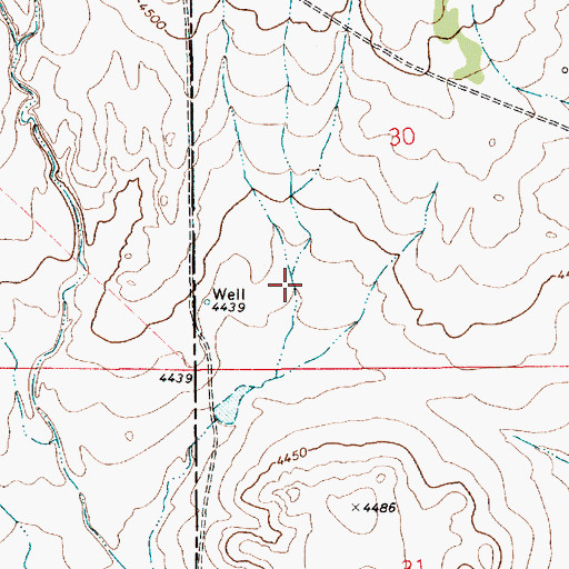 Topographic Map of 06038 Water Well, NM