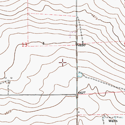 Topographic Map of 10029 Water Well, NM