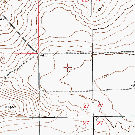 Topographic Map of 10153 Water Well, NM