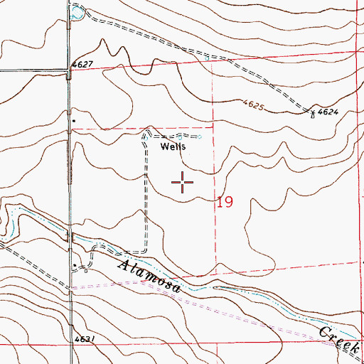 Topographic Map of 10062 Water Well, NM