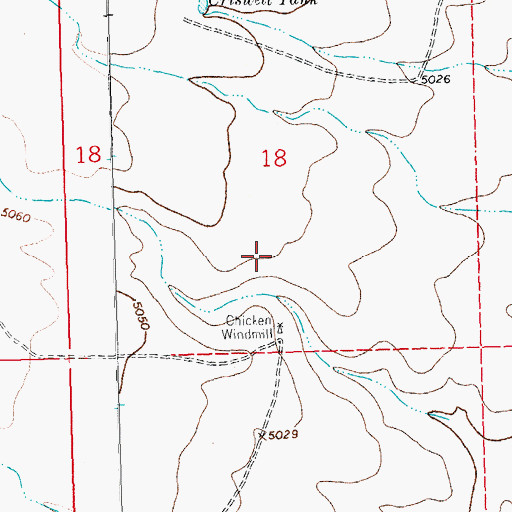 Topographic Map of 01471 Water Well, NM