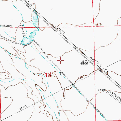 Topographic Map of 01301 Water Well, NM