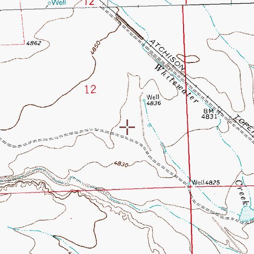 Topographic Map of 01325 Water Well, NM
