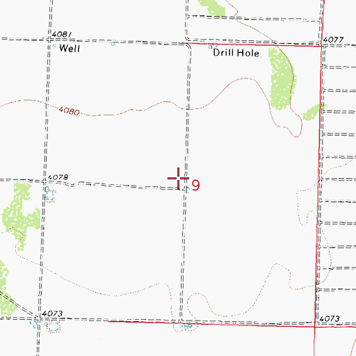 Topographic Map of 10277 Water Well, NM