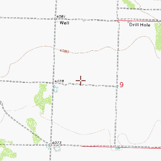 Topographic Map of 06122 Water Well, NM