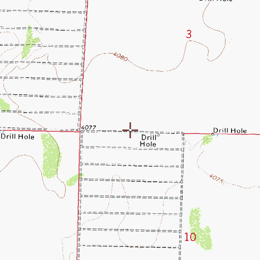 Topographic Map of 10278 Water Well, NM
