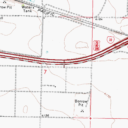 Topographic Map of 06059 Water Well, NM