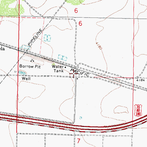 Topographic Map of 01611 Water Well, NM