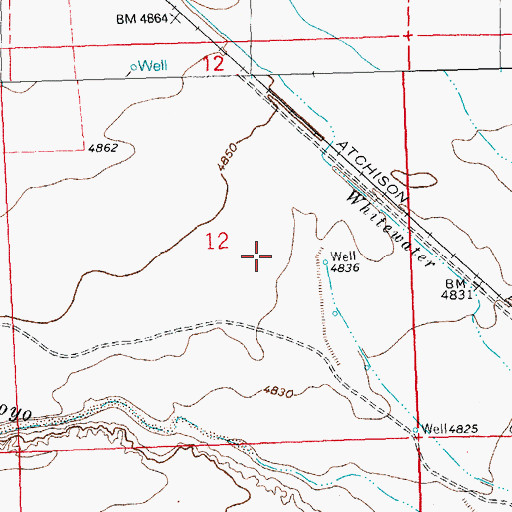 Topographic Map of 01324 Water Well, NM