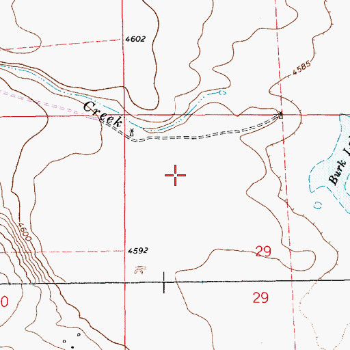Topographic Map of 10066 Water Well, NM