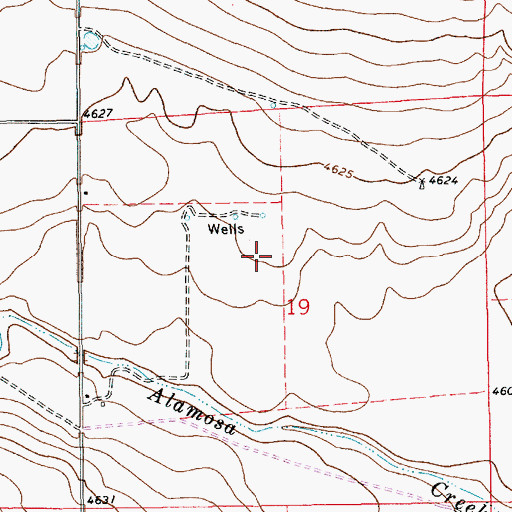 Topographic Map of 10063 Water Well, NM