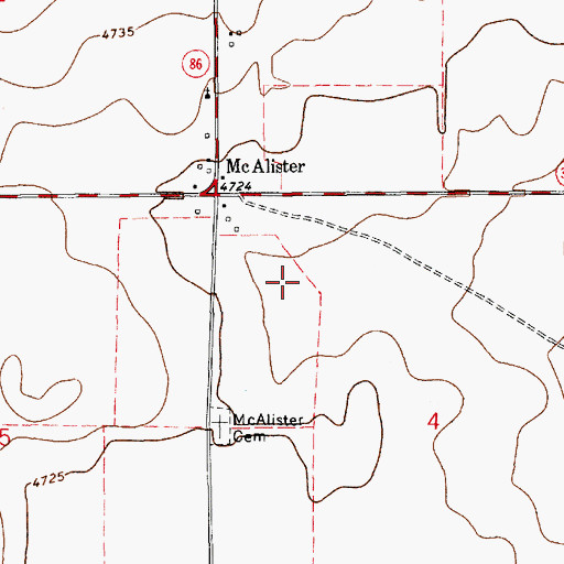 Topographic Map of 10302 Water Well, NM