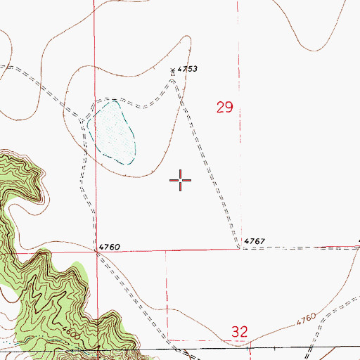 Topographic Map of 10766 Water Well, NM