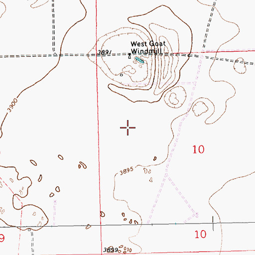 Topographic Map of 05016 Water Well, NM