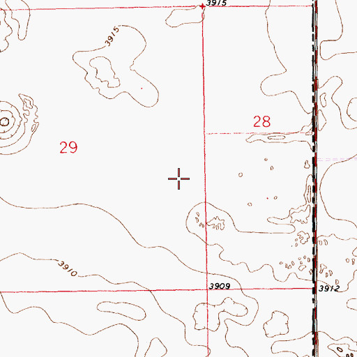 Topographic Map of 12628 Water Well, NM