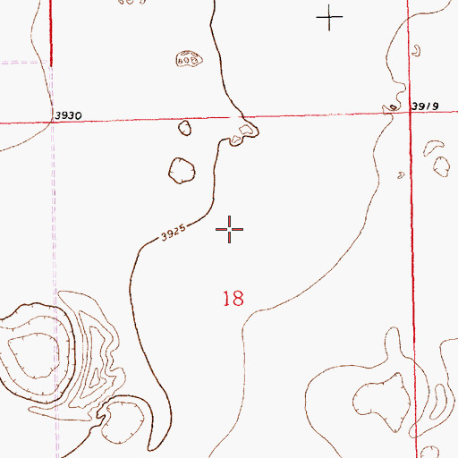 Topographic Map of 13183 Water Well, NM
