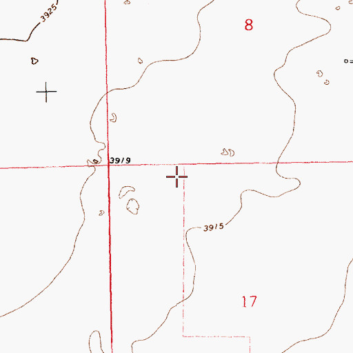 Topographic Map of 13181 Water Well, NM