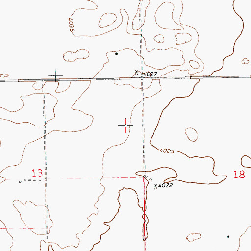 Topographic Map of 12551 Water Well, NM