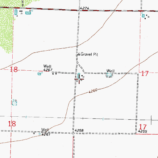 Topographic Map of 00697 Water Well, NM