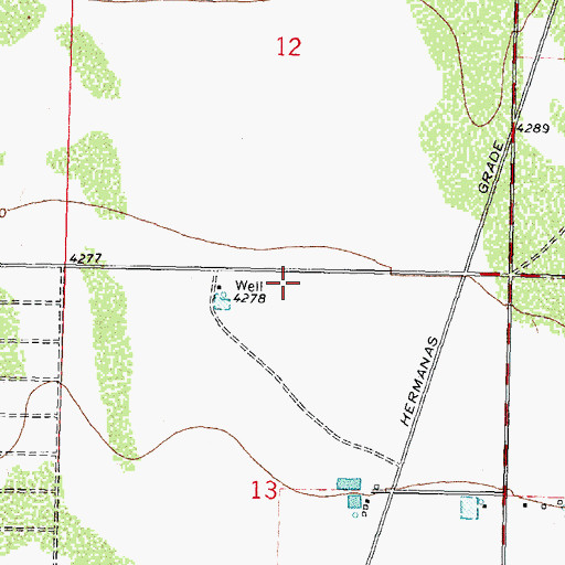 Topographic Map of 00763 Water Well, NM