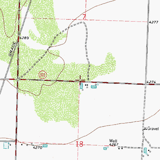 Topographic Map of 10321 Water Well, NM