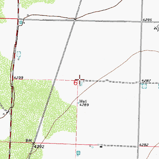 Topographic Map of 00675 Water Well, NM
