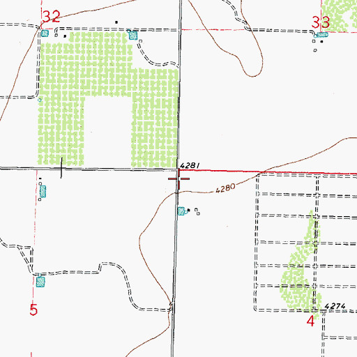 Topographic Map of 00667 Water Well, NM