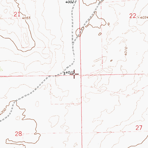 Topographic Map of 05550 Water Well, NM