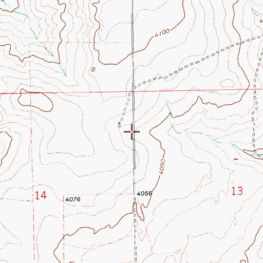 Topographic Map of 05543 Water Well, NM