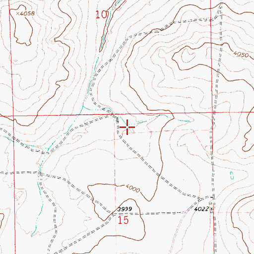 Topographic Map of 05545 Water Well, NM