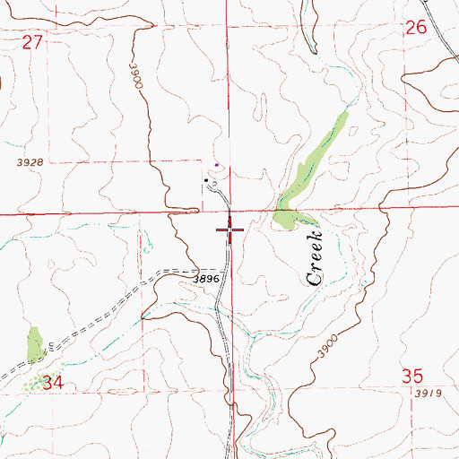 Topographic Map of 05417 Water Well, NM